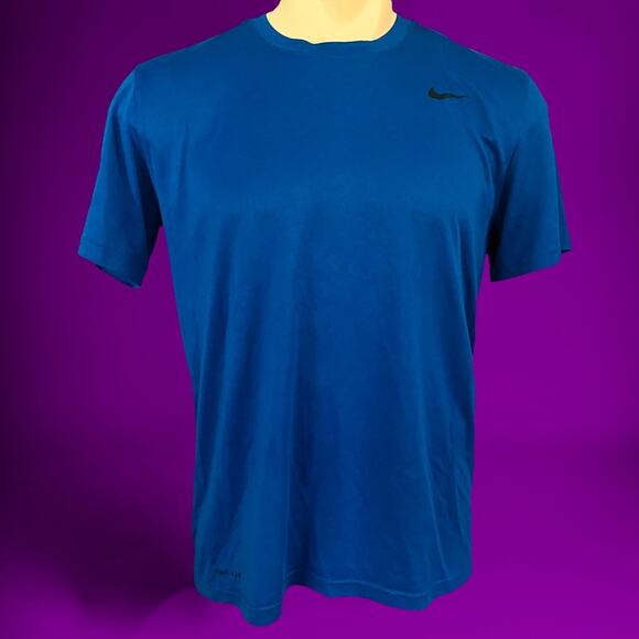 Nike Dri Fit Shirt Mens Medium Soft Workout Athleisure Performance Workout - Picture 1 of 5